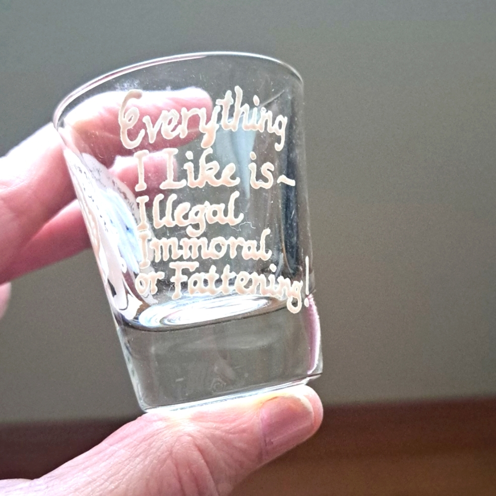 Set 6 Vintage MCM "Googly Eyes" Shot Glasses - Picture 4 of 7